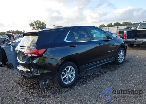 2022 Chevrolet Equinox Fwd Lt из США, поврежденный, VIN 3GNAXKEV3NL196856